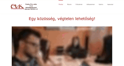 Desktop Screenshot of evk.hu